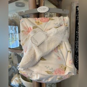 Kyle &Deena of Ny baby blanket roses new with tags